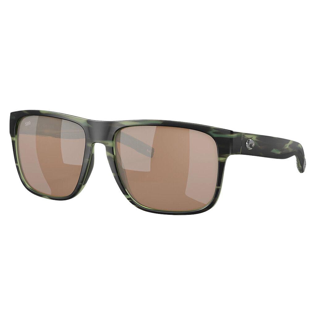 Costa Spearo XL Polarized Sunglasses in Matte Reef with Copper Silver Mirror 580G